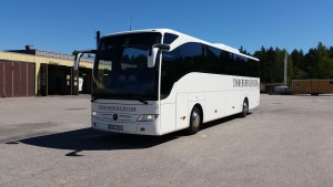 Den nya turistbussen är en Mercedes Turismo. Helturist buss med alla bekvämligheter man behöver som resenär.